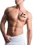 Simple Word with deep meaning Tattoo for guys, chest