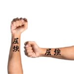 Kanji Tattoo Idea for Forearms for guys