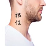 Kanji Tattoo Ideas for Guys, Mental Strength