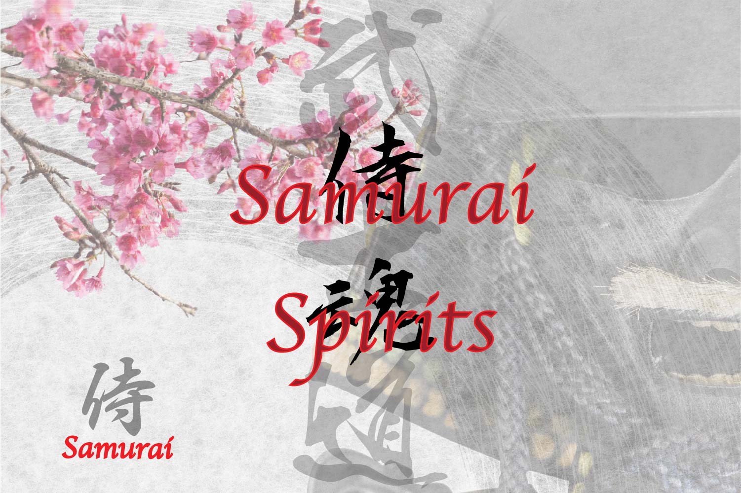 Samurai Spirits In Japanese Kanji for Tattoo